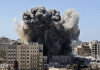 اسرائیل کی ریاستی دہشتگردی، کا 5ویں روز بھی غزہ کے مختلف مقامات پر بمباری