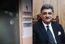 ہائی کورٹ کے سابق جج سینئر وکیل حسن رضا پاشا کے آفس پر نامعلوم افراد کی شدید فائرنگ